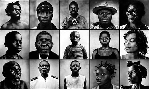 50 Congolese photographed by Stephen Vanfleteren on DR Congo's 50th year of independence
