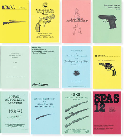 Yeah, gun manuals – the Mossberg one is probably the nicest