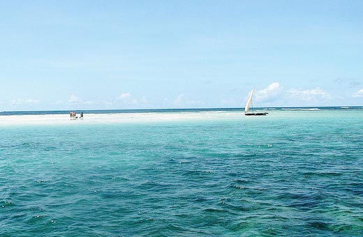 A beautiful stretch of the Diani/Jadini beach in Mombassa with very few people on it A beautiful stretch of the Diani/Jadini beach in Mombassa with very few people on it