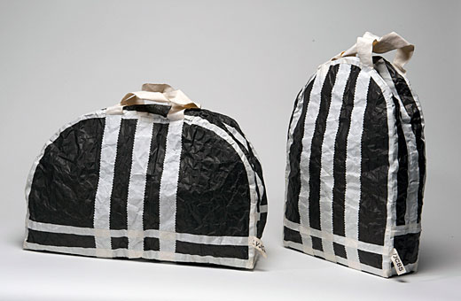Beautiful bags; I thought they were Adidas bags, given the three stripe tape