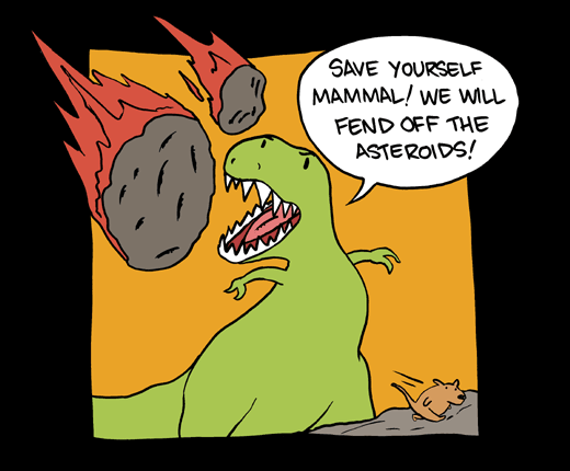 You will remember what the dinosaurs want you to remember