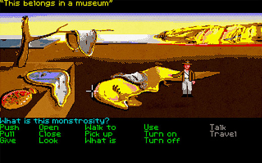 One of Aled Lewis's pieces for the iam8bit art show, where artists drop 80's games into famous paintings