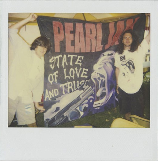 Cameron Crowe and Eddie Vedder in the 90s