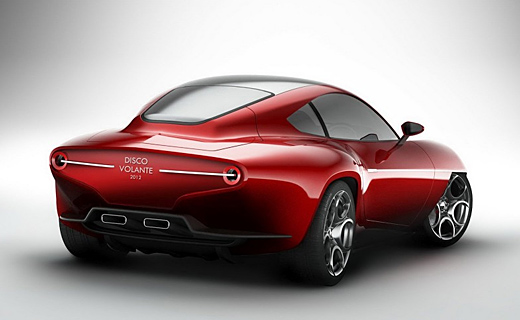 The all-new Carrozzeria Disco Volante car, powered by a Alfa Romeo 8C Competizione