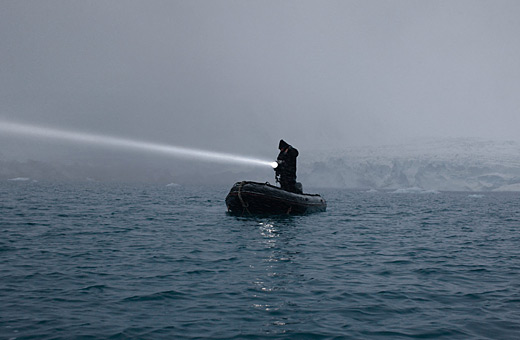 Using sunlight to power a flashlight in the Arctic Circle