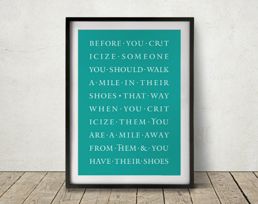 Beautifully typeset series of posters called 'Philosophising'