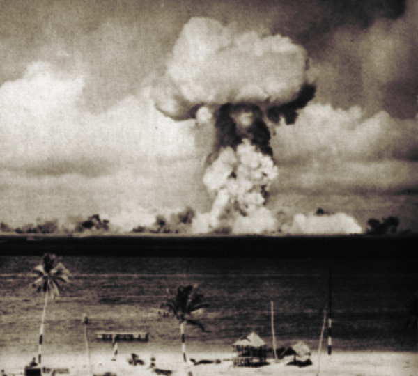 The Demon core was a 6.2KG subcritical mass of plutonium which went critical at the Los Alamos laboratory in 1945 and 1946. It was eventually used for a detonation test on July 1, 1946.